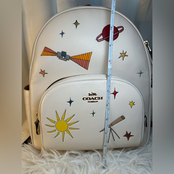 Limited Edition! Coach X Observed By Us Court Backpack IN Chalk Multi - Picture 8 of 8